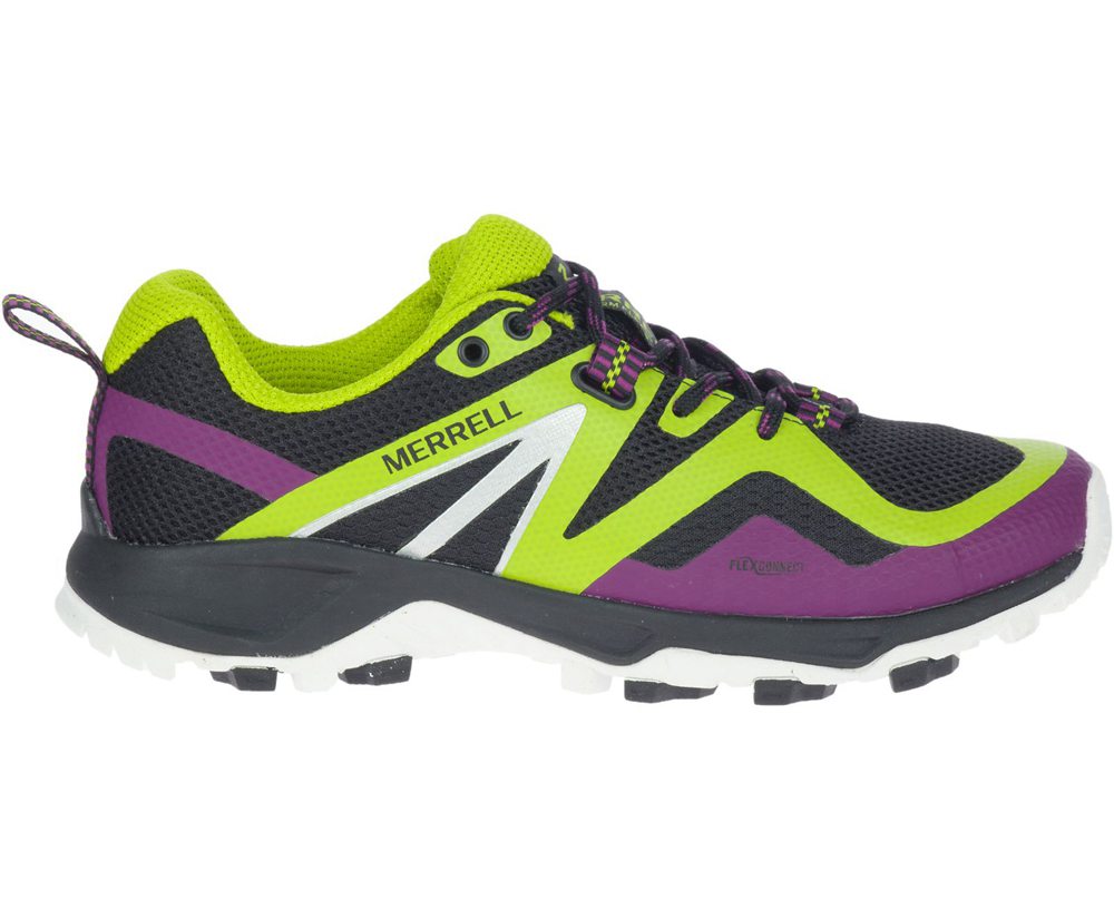 Merrell Hiking Shoes Black/Green - MQM Flex 2 - Womens 39NBRAOPY